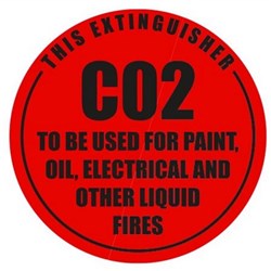CO2 Identification Sign