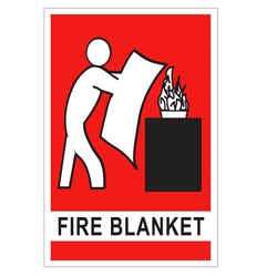 Fire Blanket Location Sign