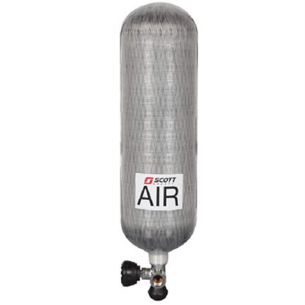 3M Scott Safety Cylinder 6.8L 300 Bar Carbon Fibre Right Angle Valve