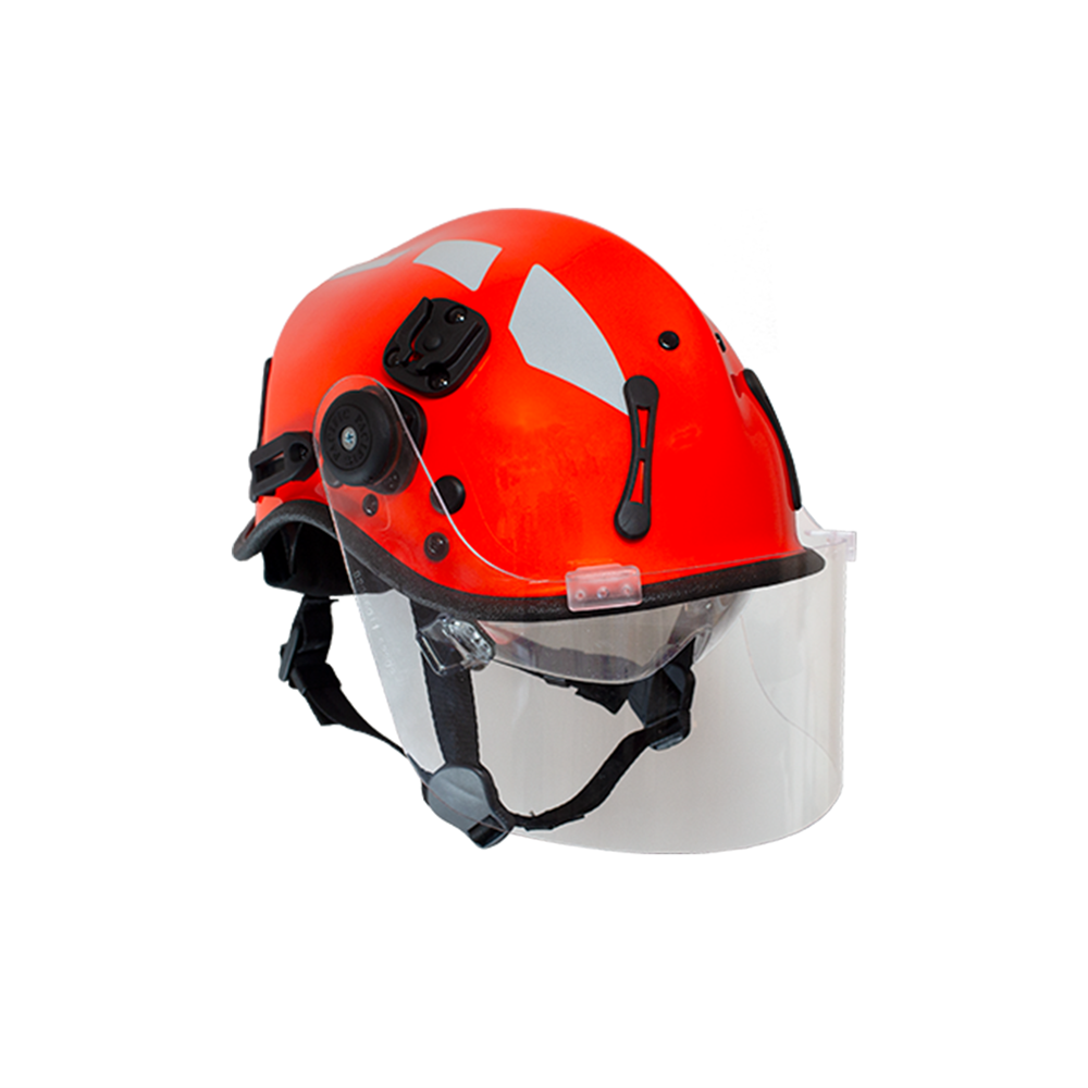Pacific R6C multipurpose helmet w/ Face Shield Fire and Technical