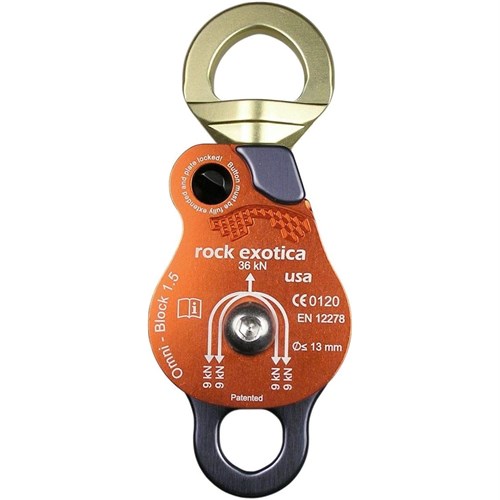 Rock Exotica P51 D Omni-Block 1.5 Double Pulley - Orange