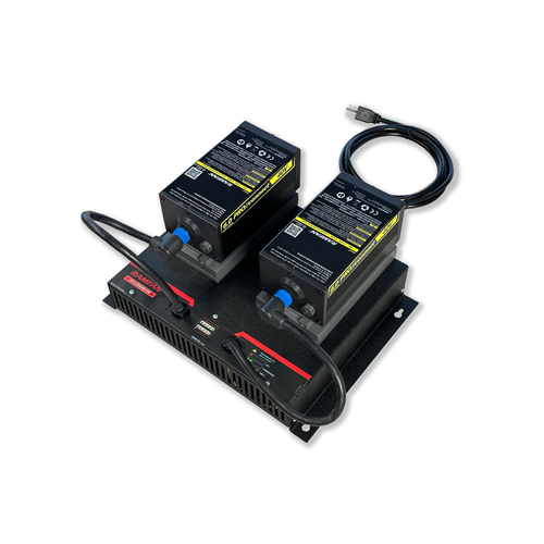 Ram Fan Dual Battery Charger Li-Ion 40V 1A Dual Voltage