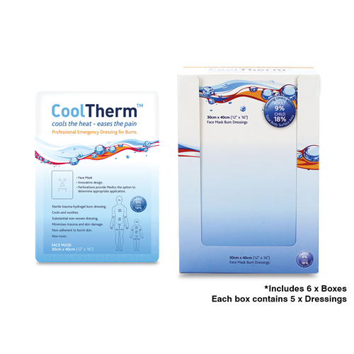 CoolTherm Dual Purpose Face Mask Dressing 30cm x 40cm