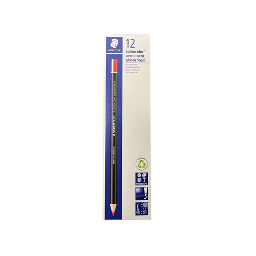 Chinagraph Pencil - Red - 12 Pack