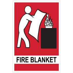 Fire Blanket Location Sign