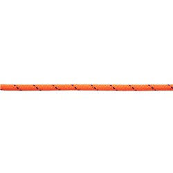 Prusik Cord, 6mm Orange w/ blue stripe, 100m