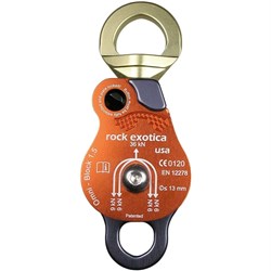 Rock Exotica P51 D Omni-Block 1.5 Double Pulley - Orange