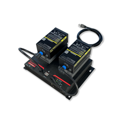 Ram Fan Dual Battery Charger Li-Ion 40V 1A Dual Voltage