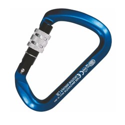 Big D Alloy Screw Gate Karabiner Blue